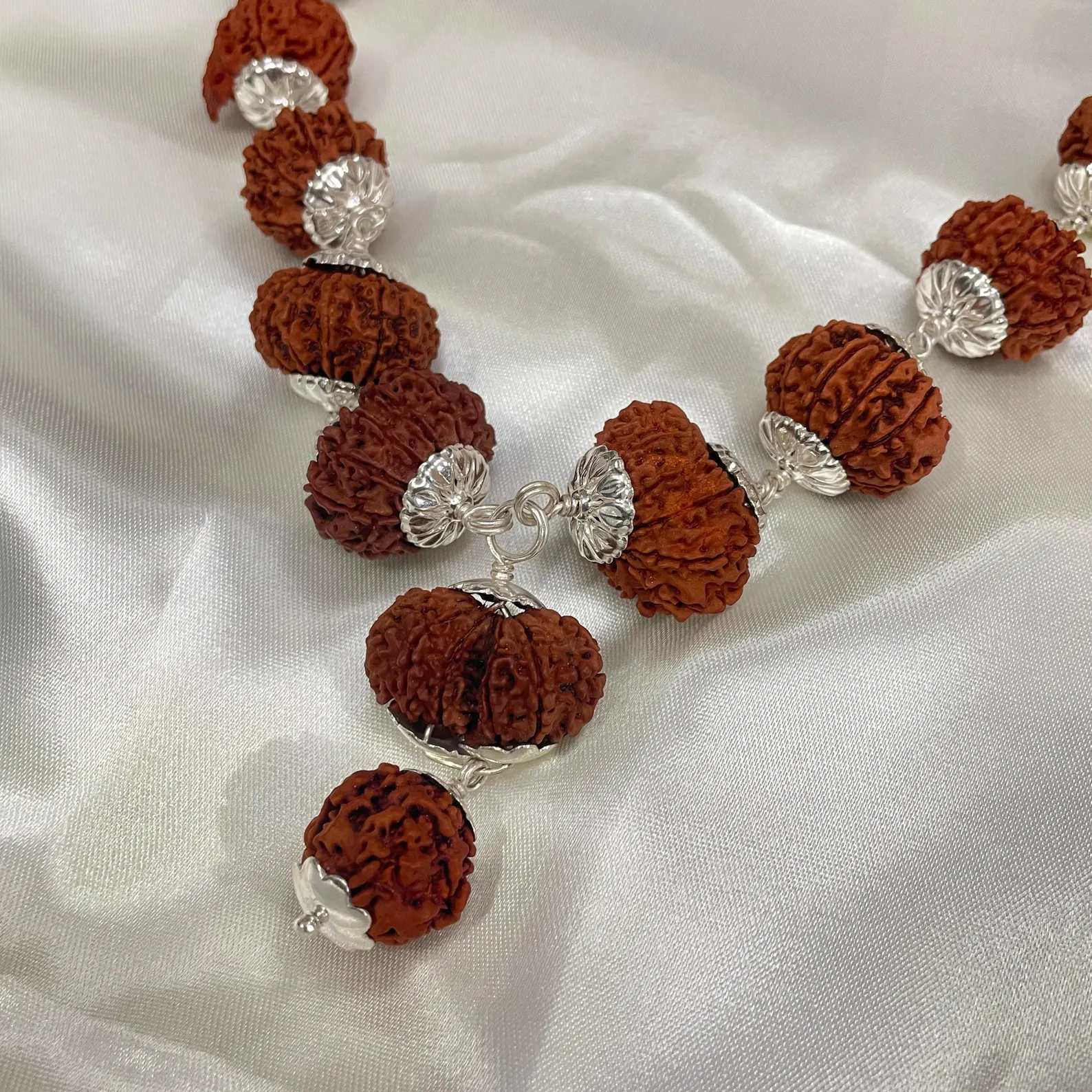 Energized Siddha Rudraksha Mala, 1-14 Mukhi Rudraksha Mala IGL Certified (pure nepali) - Image 4